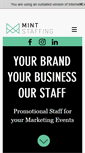 Mobile Screenshot of mintstaffing.com